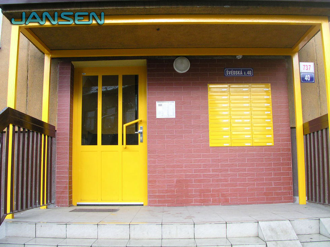 Ocelové dveře Jansen® - Ostrava, ul. Švédská